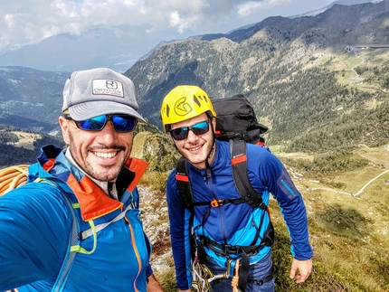 Cima Piazzotti Orientale Val Gerola - Via Aldo Spini, Cima Piazzotti Orientale, Val Gerola (Cristian Candiotto, Roberto Tommasetto)