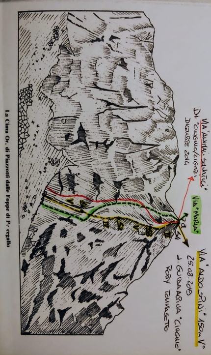 Cima Piazzotti Orientale Val Gerola - Via Aldo Spini, Cima Piazzotti Orientale, Val Gerola (Cristian Candiotto, Roberto Tommasetto)