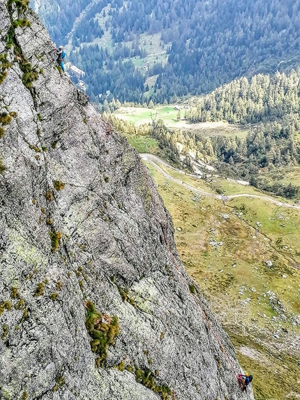 Nuova via d’arrampicata su Cima Piazzotti Orientale in Val Gerola