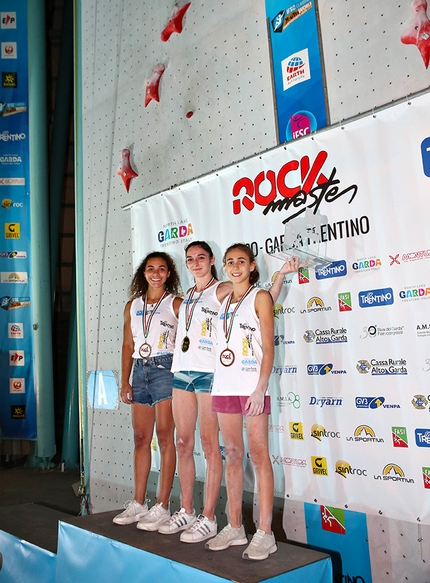 Arco Rock Master - Molly Thompson-Smith, Mia Krampl, Laura Rogora, Rock Master Duel 2019