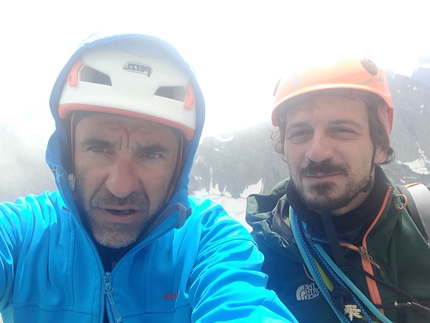 Aiguille Noire de Peutery, Giancarlo Maritano - Sulla Via Ratti-Vitali alla Aiguille Noire de Peutery, Monte Bianco