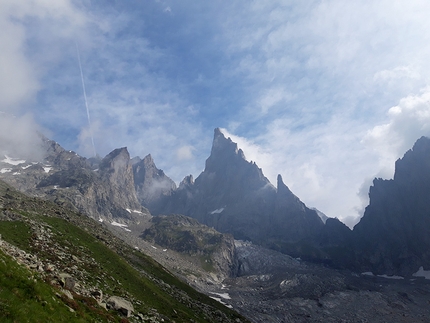 La storica Via Ratti - Vitali alla Aiguille Noire de Peuterey, Monte Bianco