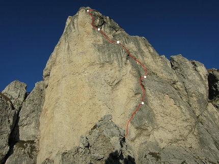 Torre Cecilia, Grigna Meridionale - Via Fahrenheit 451 alla Torre Cecilia in Grignetta (Saverio De Toffol, Jorge Palacios e Fabio Milanesi)