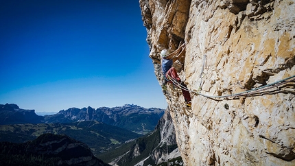 Non abbiate paura di sognare - Nicola Tondini su Non abbiate paura di sognare, Cima Scotoni, Dolomiti