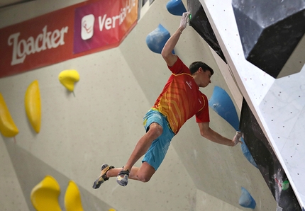 Alberto Ginés López - Alberto Ginés López ai Campionati Europei di arrampicata Boulder di Bressanone