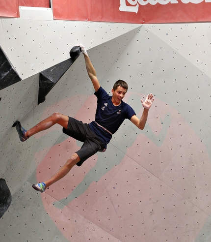 Paul Jenft - Paul Jenft ai Campionati Europei di arrampicata Boulder di Bressanone