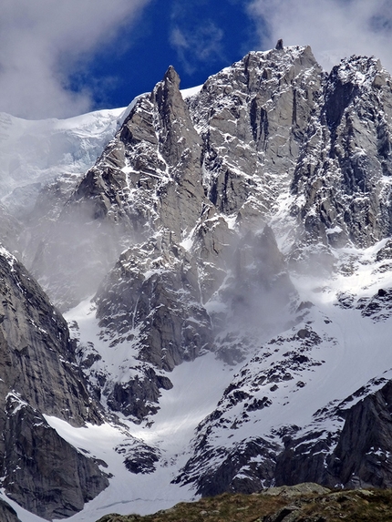 Il ghiacciaio del Planpincieux, sul Monte Bianco, a rischio crollo