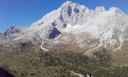 Dolomiti Rescue Race - Monte Antelao visto dalla cresta attrezzata della Dolomiti Rescue Race 2019
