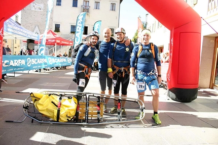 Dolomiti Rescue Race - Durante il Dolomiti Rescue Race, gara internazionale riservata ai componenti del Soccorso alpino e speleologico