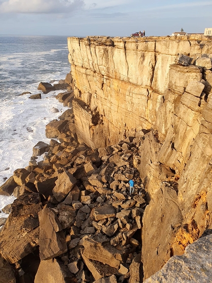 Portogallo arrampicata trad, Giancarlo Maritano - Arrampicata trad in Portogallo: sopralluogo a Cabo Carvoeiro