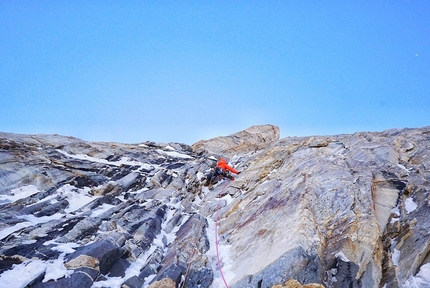Koyo Zom West Face first ascent by Tom Livingstone and Ally Swinton