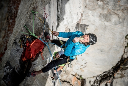 Simon Gietl, Manuel Gietl, Punta Dura, Valle di Anterselva - Simon Gietl e Manuel Gietl sulla loro Orca, la nuova via d'arrampicata alla Punta Dura sopra la Valle di Anterselva