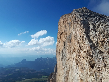 Via Casarotto, Roda di Vael, Catinaccio - Via Casarotto alla Roda di Vael, Catinaccio, Dolomiti (Giulio Diener, Giacomo Peruffo)