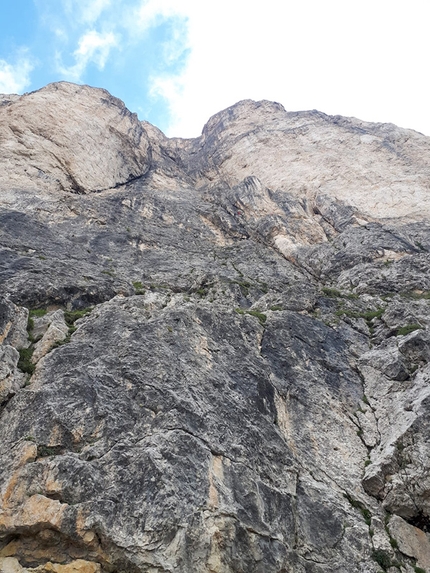 Via Casarotto, Roda di Vael, Catinaccio - Via Casarotto alla Roda di Vael, Catinaccio, Dolomiti (Giulio Diener, Giacomo Peruffo)