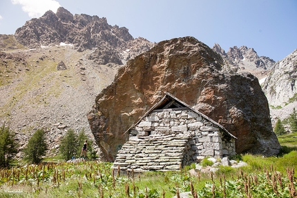 Pizzo Fizzi, Alpe Devero - Durante l'apertura di Sfizzi della Vita al Pizzo Fizzi, Alpe Devero (Claudio Castiglione, Tommaso Lamantia, Tommaso Salvadori, Gianluca Zambotto)