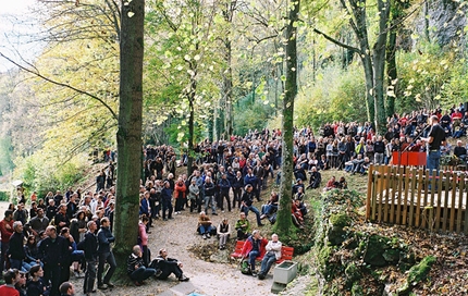 Kurt Albert - The farewell ceremony in the Frankenjura.