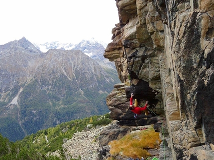 Altro Festival Valmalenco 2019 - Luca Maspes in arrampicata allo Scerscen, Altr(r)o Festival Valmalenco