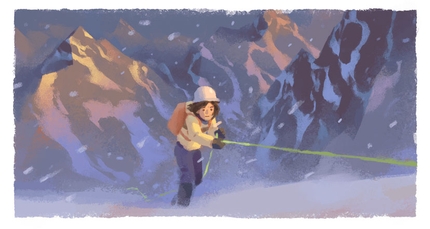 Wanda Rutkiewicz honoured by Google