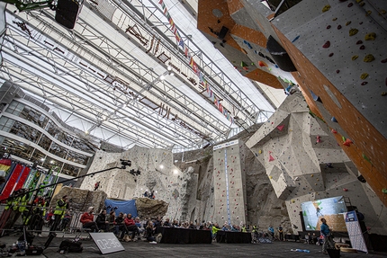 Laura Rogora - Laura Rogora competing at Edinburgh, European Climbing Championships 2019 Lead and Speed