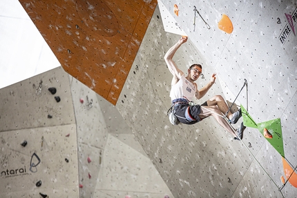 William Bosi - William Bosi competing at Edinburgh, European Climbing Championships 2019 Lead and Speed