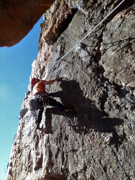 Anti Atlante Marocco, arrampicata - Anti Atlante Marocco: in apertura su Cascata di Cristalli, Kakaa Wall / Lazal Wall (Michele Focchi, Giovanni Pagnoncelli, Marcello Sanguineti)