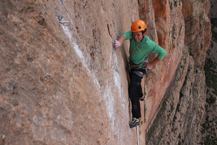 Atlante Perverso, new route in Taghia, Morocco