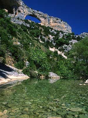 Rodellar climbing Spain - Rodellar in Spain and River Mascun