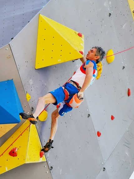 Sandro Neri - Sandro Neri al campionato mondiale Paraclimb, Briançon, luglio 2019. 