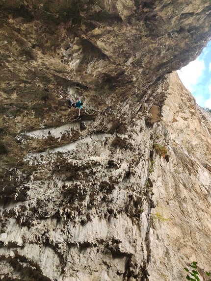 Matteo Menardi, settimo 9a con Water World a Ospo in Slovenia