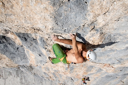 Alex Huber e Guido Unterwurzacher aprono Koasabluad nel Wilder Kaiser