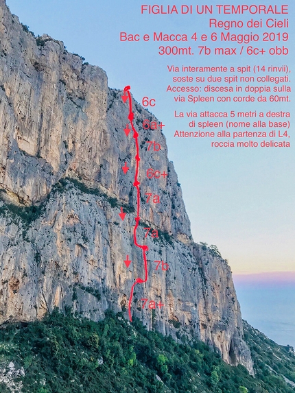 Sardegna arrampicata - Figlia di un temporale, Monte Ginnircu, Sardegna (Daniele Maccagno, Enrico Turnaturi)