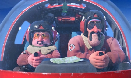 Hors Piste, the unmissable animated short film with mountain rescuers Parmesan & Salami