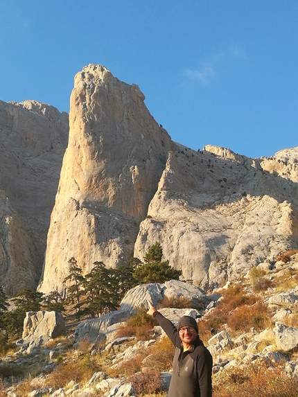 Domuzucan Peak, Geyikbayiri, Turkey, Gilberto Merlante, Wojtek Szeliga, Tunc Findic - Nameless Tower, Dedegol massif, Turkey