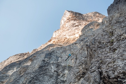 Sassopiatto, Dolomiti - Sassopiatto, Dolomiti: Melodia dl chiet - Cresta dl infiern salito da Martin Dejori, Aaron Moroder, Alex Walpoth (27- 28/08/2019)