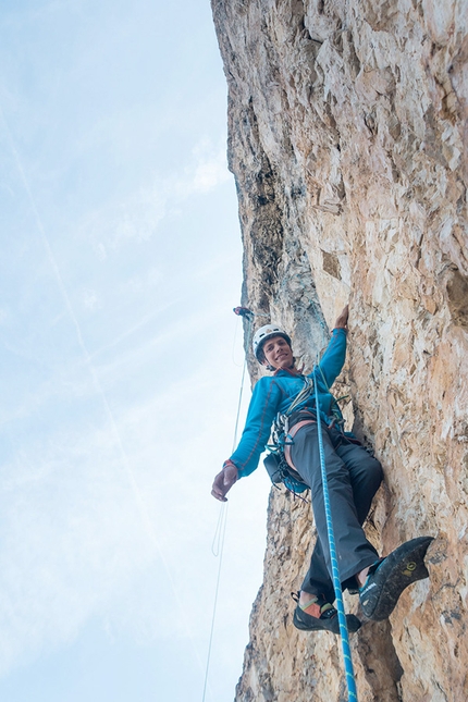 Sassopiatto, Dolomiti - Sassopiatto, Dolomiti: Melodia dl chiet - Cresta dl infiern salito da Martin Dejori, Aaron Moroder, Alex Walpoth (27- 28/08/2019)