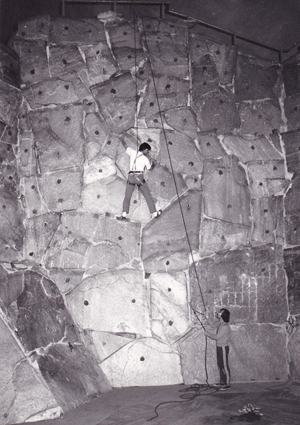 Andrea Mellano - 1980 Palavela Andrea Giorda e Gerard Sallette dimostrazione arrampicata