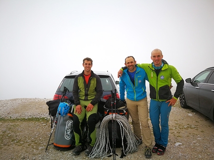 Tre Cime di Lavaredo, Dolomiti, Alessandro Baù, Claudio Migliorini, Nicola Tondini - Space Vertigo alle Tre Cime di Lavaredo, Dolomiti