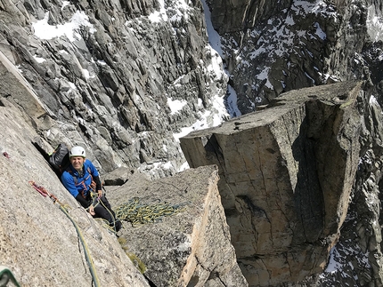 Monte Gabbiolo Adamello - Presanella - Traversata dei Puffi, Monte Gabbiolo: Piero Onorati e la torre Carletto