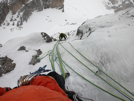 Val Lasties, Sella, Dolomiti - Solo per un altro Hashtag extension, Val Lasties, Sella, Dolomiti (Simon Messner, Martin Sieberer 12/12/2019)