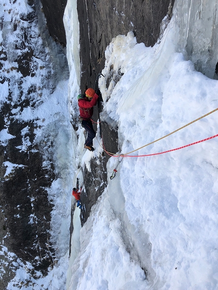 Ice climbing Cogne Valnontey - Ice climbing Cogne: two new icefalls in Valnontey