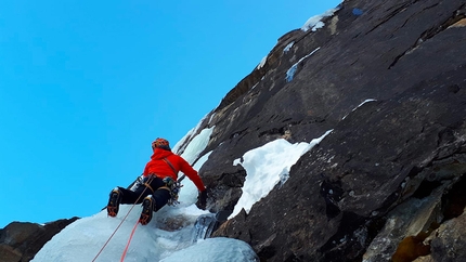 Ice climbing Cogne Valnontey - Ice climbing Cogne: Daddy cool in Valnontey