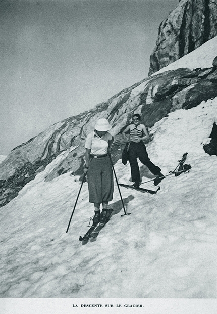 Ski de printemps - Ski de printemps di Jacques Dieterlen: l’inizio della discesa sul ghiaccio di Trelatete