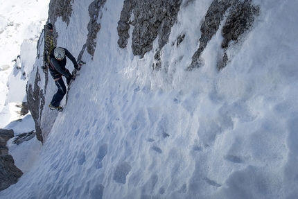 Sci estremo nelle Dolomiti - Cima Bel Prà, Sorapiss, Dolomiti (Francesco Vascellari, Loris De Barba, Davide D'Alpaos 29/03/2019)