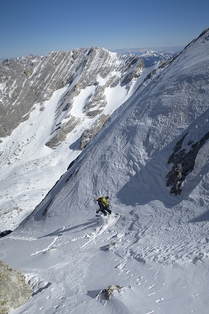 Sci estremo nelle Dolomiti - Cima Bel Prà, Sorapiss, Dolomiti (Francesco Vascellari, Loris De Barba, Davide D'Alpaos 29/03/2019)