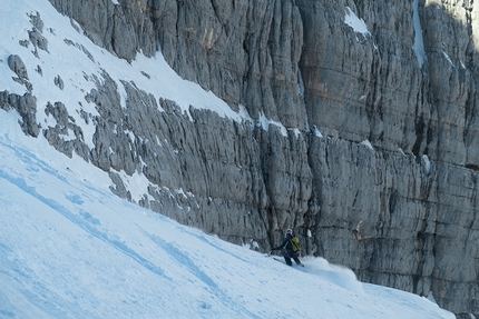 Sci estremo nelle Dolomiti - Cima Bel Prà, Sorapiss, Dolomiti (Francesco Vascellari, Loris De Barba, Davide D'Alpaos 29/03/2019)