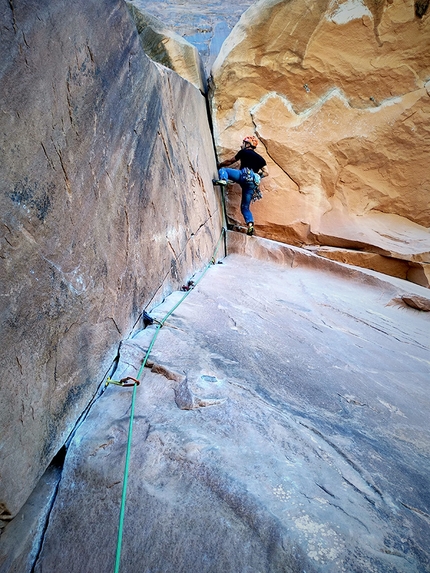 Arrampicata Moab Utah, USA - Arrampicata Moab Utah: Potash Road, tiri incredibili!