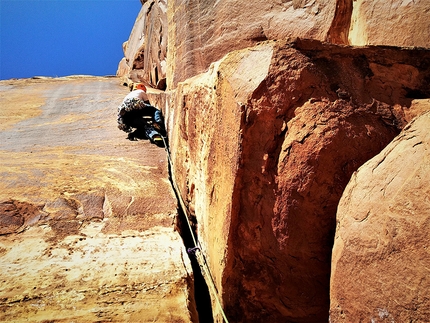 Arrampicata Moab Utah, USA - Arrampicata Moab Utah: Potash Road...tira, tira!