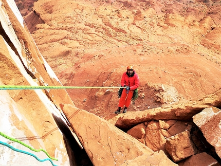 Arrampicata Moab Utah, USA - Arrampicata Moab Utah: vento e freddo alla Castleton Tower