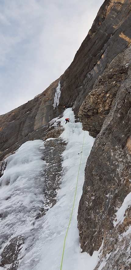 Raperonzolo, sul Sass de la Crusc la nuova via di misto di Simon Messner e Manuel Baumgartner