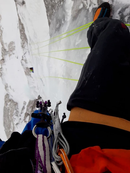 Heiligkreuzkofel Dolomites, Simon Messner, Manuel Baumgartner - Making the first ascent of Raperonzolo up Heiligkreuzkofel / Sass de la Crusc in the Dolomites (Manuel Baumgartner, Simon Messner 18/12/2019 )